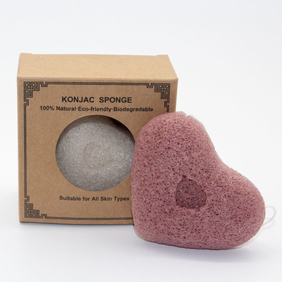 72mm*85mm*20mm Organic Konjac Sponges Dry Skin Exfoliating Skincare Sponge