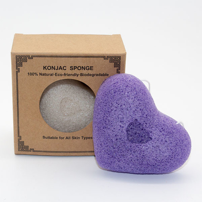 72mm*85mm*20mm Organic Konjac Sponges Dry Skin Exfoliating Skincare Sponge